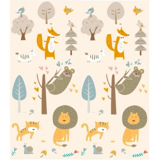 Детска мека ограда LEO FUN L – 150x200 см с цветен дизайн | SONNE1318 - 9