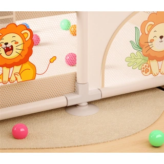 Детска мека ограда LEO FUN L – 150x200 см с цветен дизайн | SONNE1318 - 3