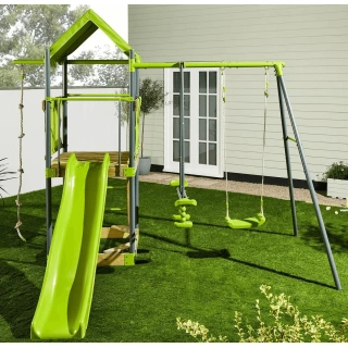 Green For Swing Set – Комплект с люлки и пързалка за двор | SONNE1324 - 4