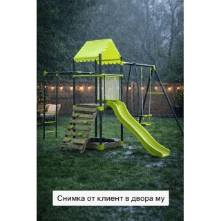 ActiveNestt – Модулна площадка с люлки и стена за катерене | SONNE1325 - 10