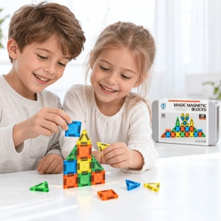 Магнитен конструктор за деца Magic Magnetic Blocks, 28 части | SONNE1374 - 2