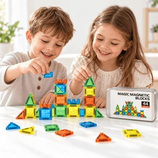 Magic Magnetic Blocks – Разширен комплект, 44 части | SONNE1375 - 3