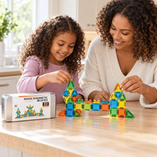 Magic Magnetic Blocks – Творчески комплект, 60 части | SONNE1376 - 2