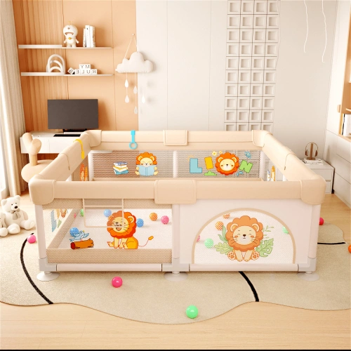 Детска мека ограда LEO FUN L – 150x200 см с цветен дизайн  | SONNE1318 - 6