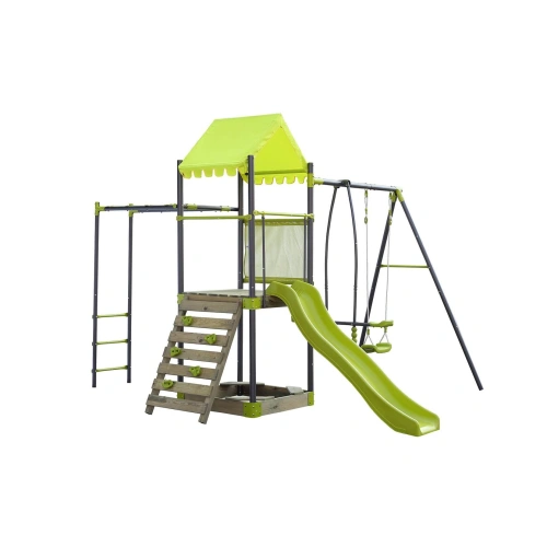 ActiveNest – Модулна площадка с люлки и стена за катерене | SONNE1325