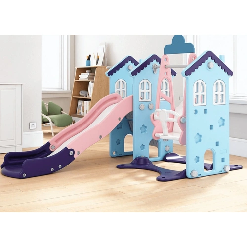 Детска пързалка SKY CASTLE с дворцов модел с кула