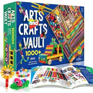 Творчески арт комплект за деца Arts & Crafts Vault – над 1000 части | SONNE1425 - 1
