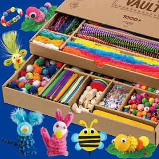 Творчески арт комплект за деца Arts & Crafts Vault – над 1000 части | SONNE1425 - 4
