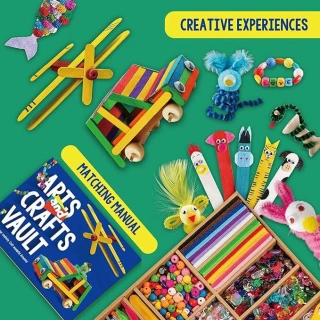 Творчески арт комплект за деца Arts & Crafts Vault – над 1000 части | SONNE1425 - 5