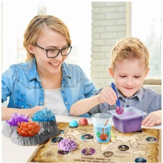 Детски STEM комплект Crystal Growing Lab 3 в 1 – отглеждане на кристали, разкопки и създаване на бижута | SONNE1440 - 3