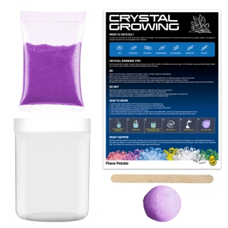 Детски STEM комплект Piano Potato Crystal Growing – отгледай свой лилав кристал | SONNE1445 - 4