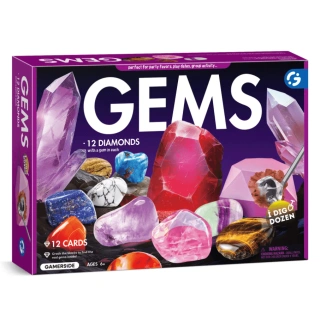 Детски STEM комплект за разкопки GEMS – открий 12 истински скали и минерали | SONNE1462 - 2