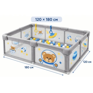 Sonne Lunavo XL – Мека ограда за игра 120×180 см | SONNE1483 - 3
