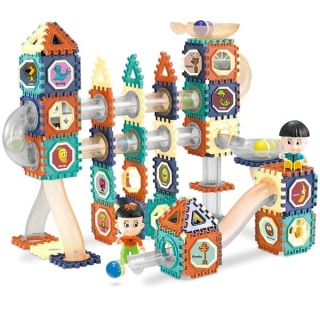 Детски образователен конструктор с плочки Bizkit 156 части | Sonne279 - 1