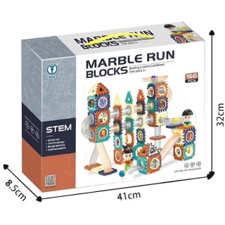 Детски образователен конструктор с плочки Bizkit 156 части | Sonne279 - 4