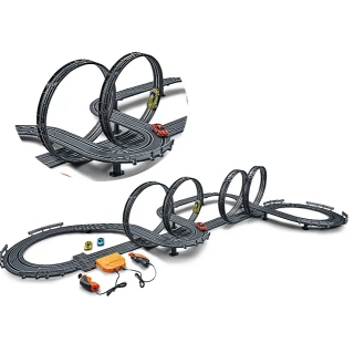 Детска писта с четири колички Alonso за лупинги и зарядно | Sonne284 - 1