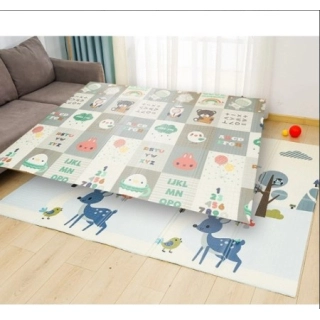 Детско двустранно килимче Сърничка 150х200x1.5 см | Purple150x200x1,5 см - 2