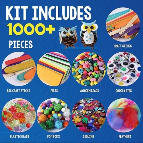 Творчески арт комплект за деца Arts & Crafts Vault – над 1000 части