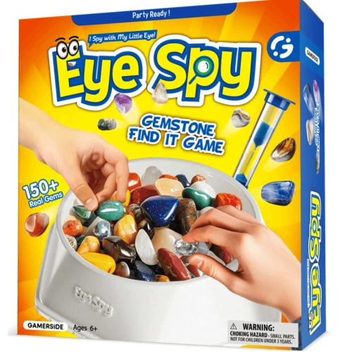 Детска образователна игра Eye Spy – открий и опознай света на минералите, 150+ истински камъка