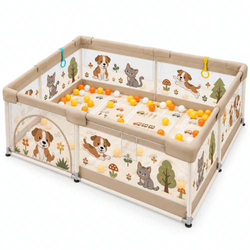 Бебешка мека ограда Sonne Woodora XL 150х180cm | SONNE1479