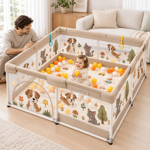 Бебешка мека ограда Sonne Woodora XL 150х180cm