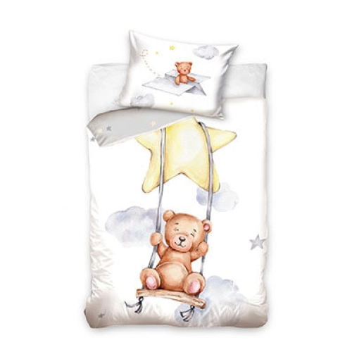 Бебешки спален комплект Мече Люлка на звезда | BABY221005-17