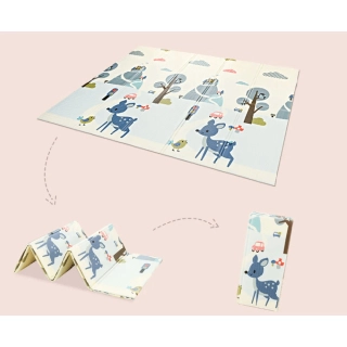 Бебешко меко килимче Еленчета в града 180*200*1 размер М | Sonne345 - 2