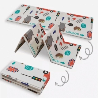 Бебешко меко килимче Великобритания / Град 180*200*1.5 | Sonne342 - 2