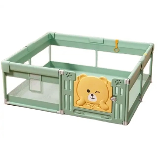 Бебешка ограда с врата Ivy mint в зелен цвят 180*200*65 | Sonne367 - 1