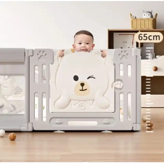 Детска кошара за игра  Ivy grey 180*200*65 сива | Sonne366 - 2