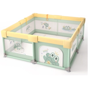 Мека бебешка ограда за игра Crocky 150*200*65 зелена | Sonne399 - 1
