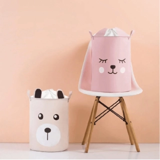 Кош за съхранение на играчки, сгъваем, 43 L, Плюшено мече | BT036 - 2