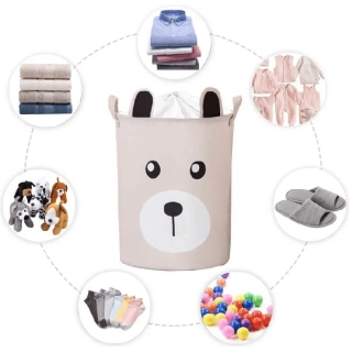 Кош за съхранение на играчки, сгъваем, 43 L, Плюшено мече | BT036 - 5