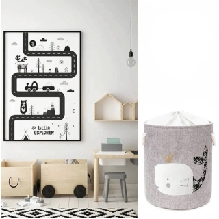 Първокласен кош за играчки, сгъваема,  XXL 63 литра, кит | XB01 - 4