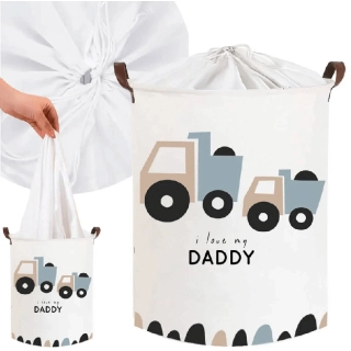 Кошница за съхранение на играчки, шнур, 43 L, камиони | SBT41 - 3