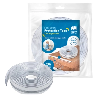 Прозрачна лента за защита на ръбовете на мебелите, 3 м | SBS-T10 - 5