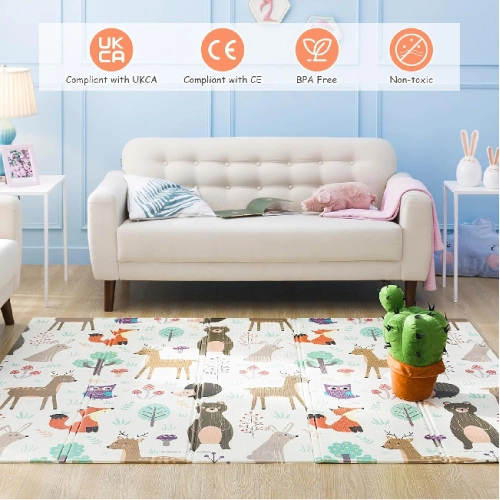 Детско меко килимче Forrest / Fox 180*200*1 размер М | Sonne360 - 4