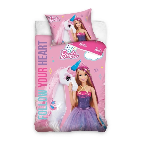 Бебешки спален комплект Barbie Следвай сърцето си 100x135 | BARB234002-BABY