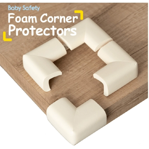 Предпазители за ръбове и ъгли на мебели – 4 бр., кремави | SBS-T11-F3E - 2
