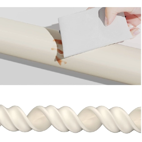Плътна лента за ръбове и ъгли от пяна – 2 м, екрю цвят | SBS-T11-F3 - 3