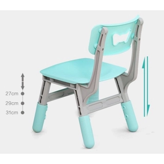 Детски комплект регулируема маса и  1 стол Sonne синя | Sonne18-1 - 4