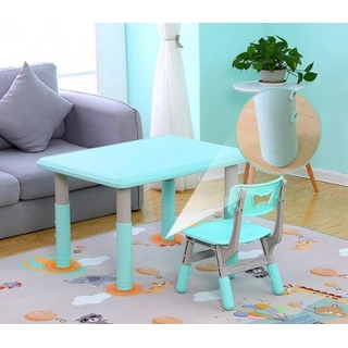 Детски комплект регулируема маса и  1 стол Sonne синя | Sonne18-1 - 5