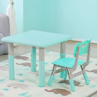 Детски комплект регулируема маса и  1 стол Sonne синя | Sonne18-1 - 1