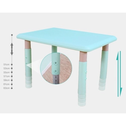 Детски комплект регулируема маса и  1 стол Sonne синя | Sonne18-1 - 6