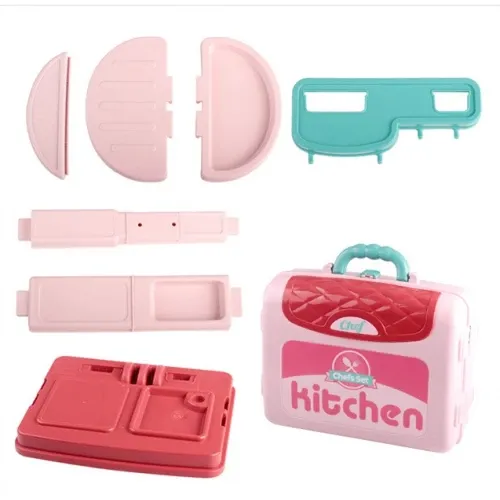 Детска розова кухня Little Chefs Set | Sonne100 - 7