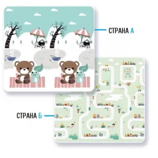 Бебешка ограда с врата Ivy mint в зелен цвят 180*200*65 | Sonne367 - 4