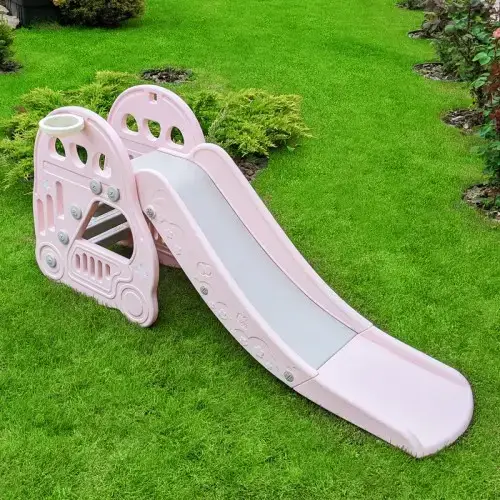 Пързалка за деца Колите в розов цвят | Sonne213 - 2