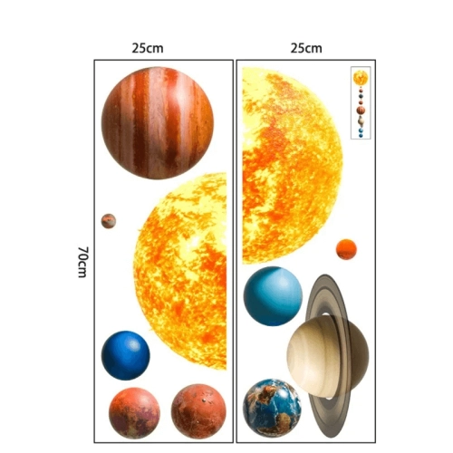 Стикери за стена за детска стая – Планети Слънчева система | SONNE926 - 5