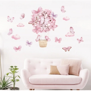 Детски стикери за стена – розови пеперуди | SONNE935 - 1