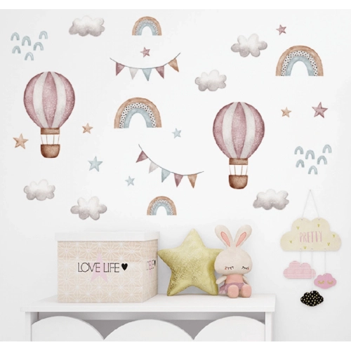 Стикери за стена за детска стая – балони и дъга | SONNE938